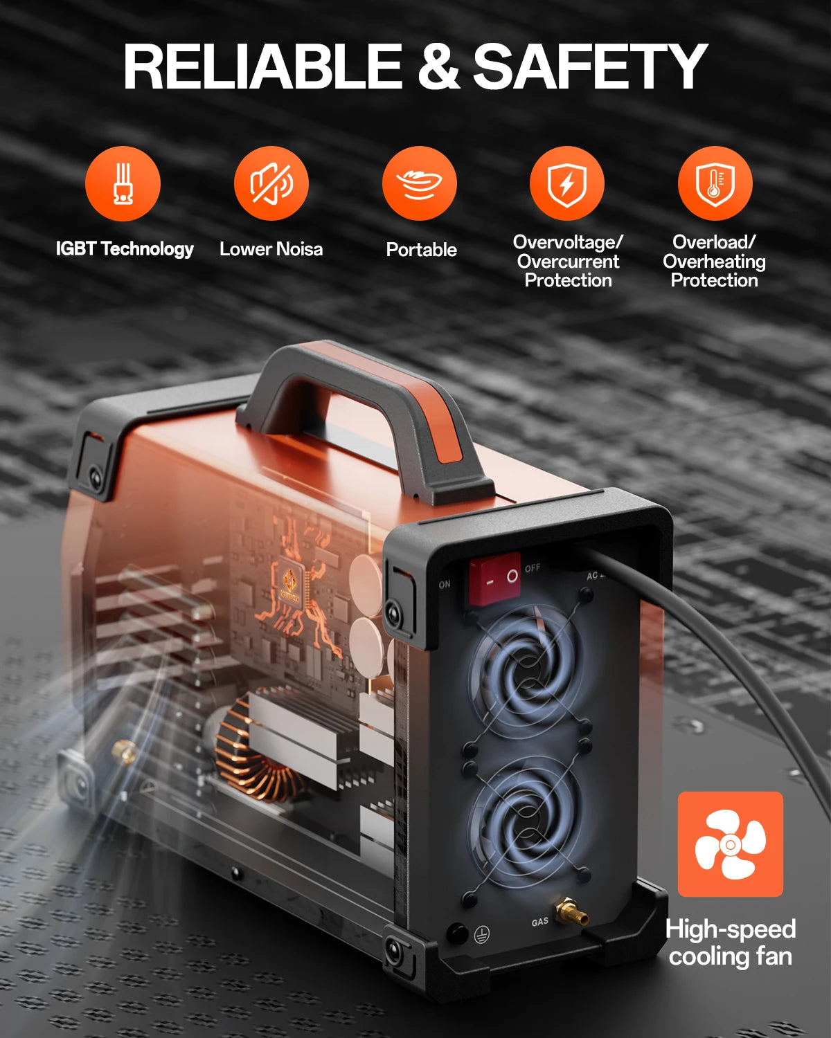 HBT250P 200A TIG AC/DC Inverter Welder 6-in-1