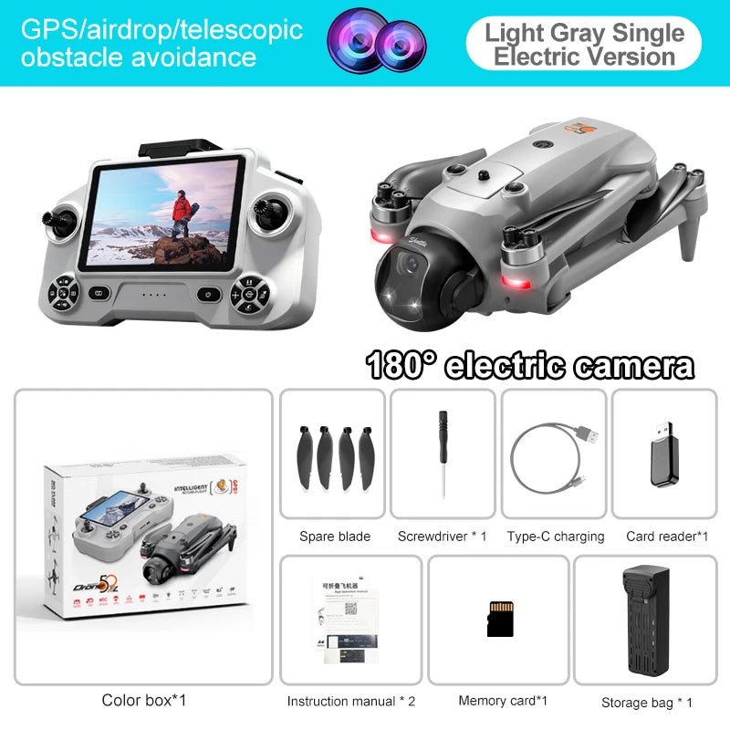 Foldable 8K GPS Drone 22min Flight