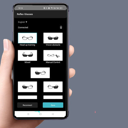Reflex Training Glasses Eye Coordination Sports GS05