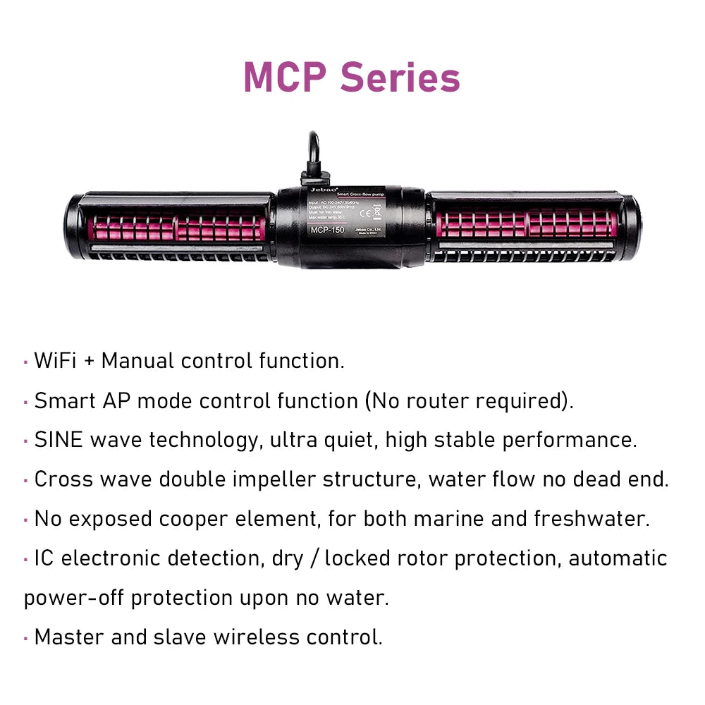 WiFi Smart Aquarium Circulation Pump with LCD Controller MCP-90