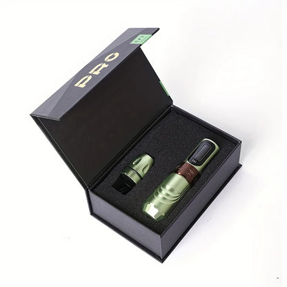 Glossy Gold Tattoo Machine Pen with Coreless Motor