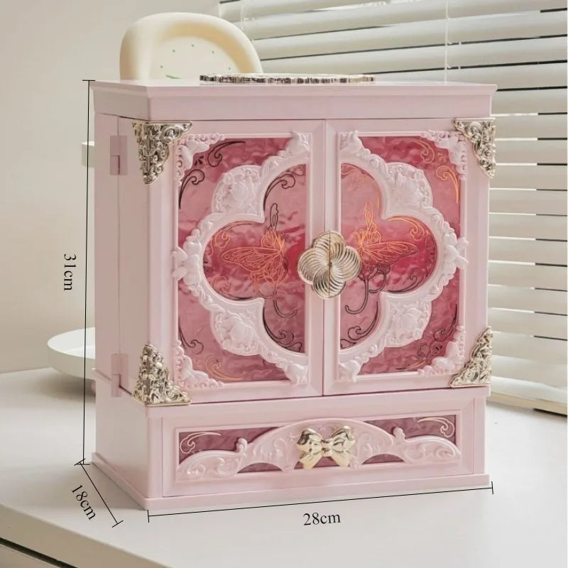 Acrylic Jewelry Display Case for Rings and Necklaces