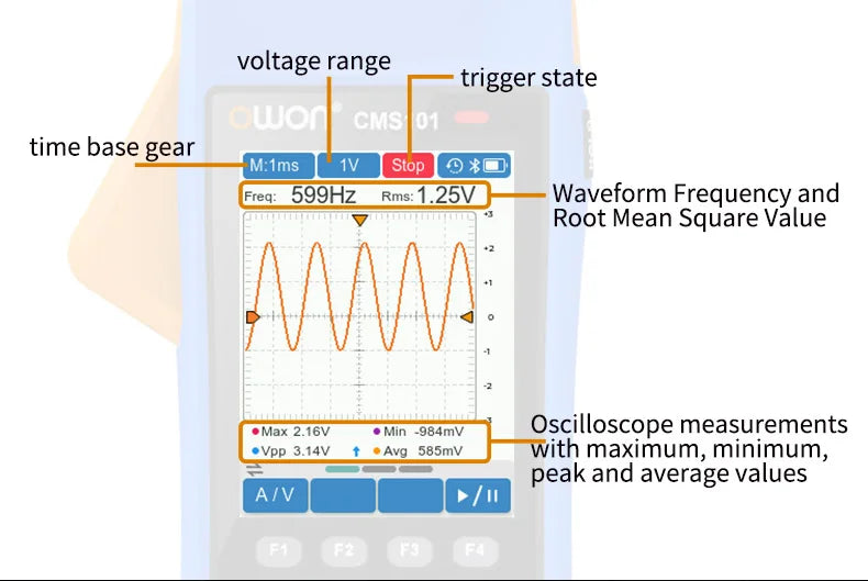Digital Clamp Ammeter 1000A AC DC Multimeter