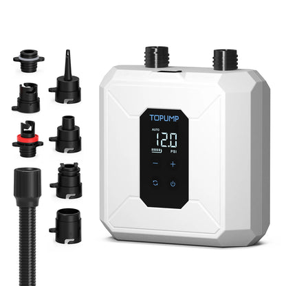 Portable Rechargeable Air Pump 20PSI for SUP Boat Mattress Tent