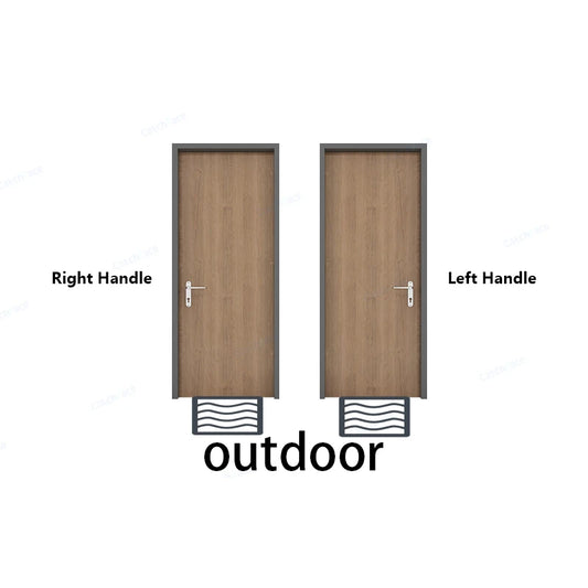 Keyless Outdoor Door Lock RFID App Control Black
