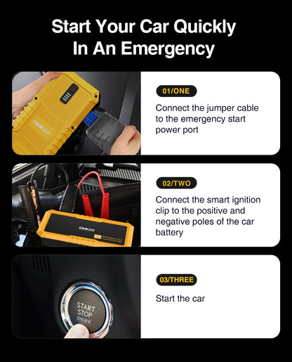 26800mAh 4000A Car Jump Starter Power Bank