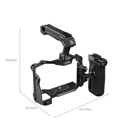Camera Cage Handle Grip with 1/4" Mounts for Sony A7 Series