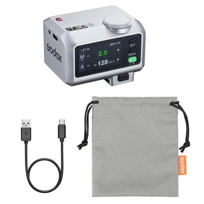Portable Silver Wireless Camera Flash TTL HSS for Fuji
