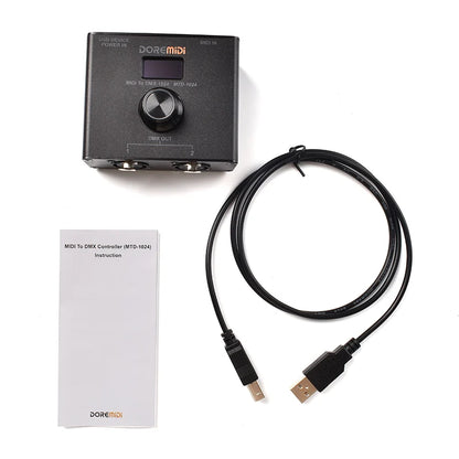 Portable MIDI to DMX Controller for Light Shows