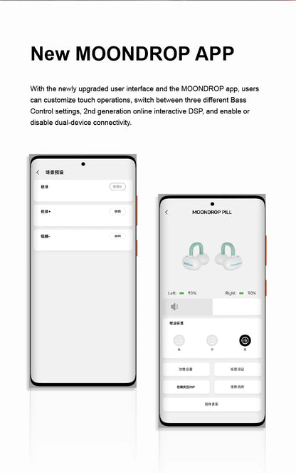 Wireless Open Ear Bluetooth Earbuds with AI Noise Cancellation