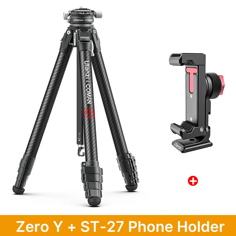 Carbon Fiber Tripod with ST 27 Holder  Lightweight Travel