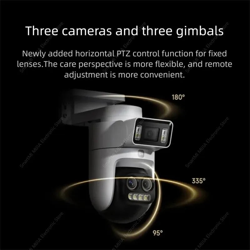 Smart 3K Outdoor Security Camera 360 with 32GB