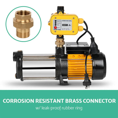 2500W High Pressure Garden Water Pump 5-Stage Booster