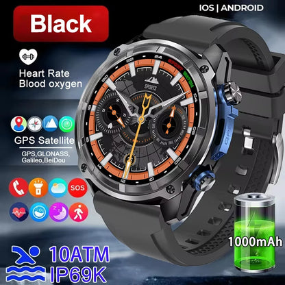 GPS Smart Watch 10ATM Waterproof Bluetooth Call