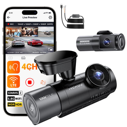 1TB 4 Channel Dash Cam with 360 Degree STARVIS 2