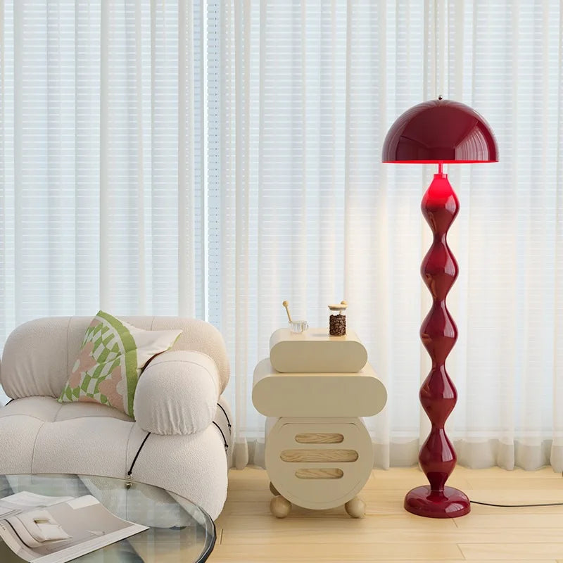 LED Mushroom Lamp with Soft Tricolor Lighting
