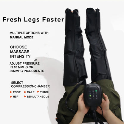 Air Compression Leg Massager for Circulation and Recovery