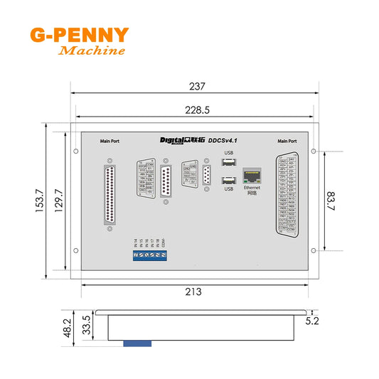 Standalone USB CNC Motion Controller 3 Axis