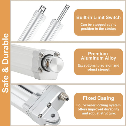Compact 12V DC Push Rod 150mm 300N