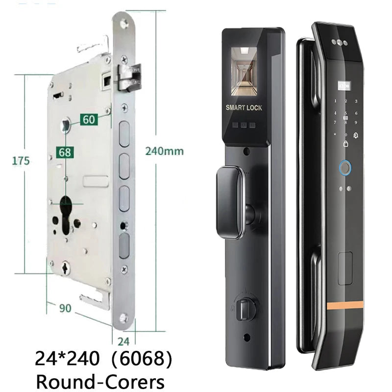 WiFi Smart Lock with Fingerprint IC Card