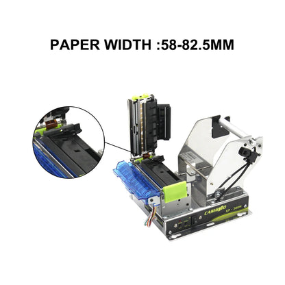 Vertical Thermal Kiosk Ticket Printer Green Bezel 80mm