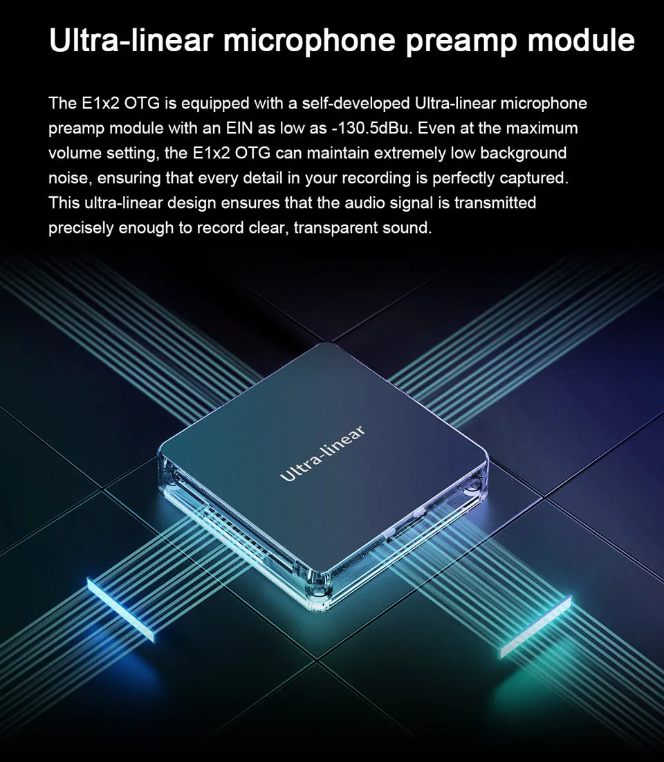 White 2-in-1 OTG Audio Interface for PC & Phone