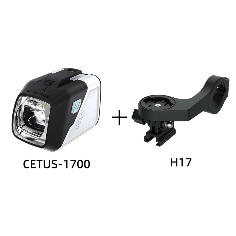 Smart Bike Headlight 4200mAh Wireless Remote White