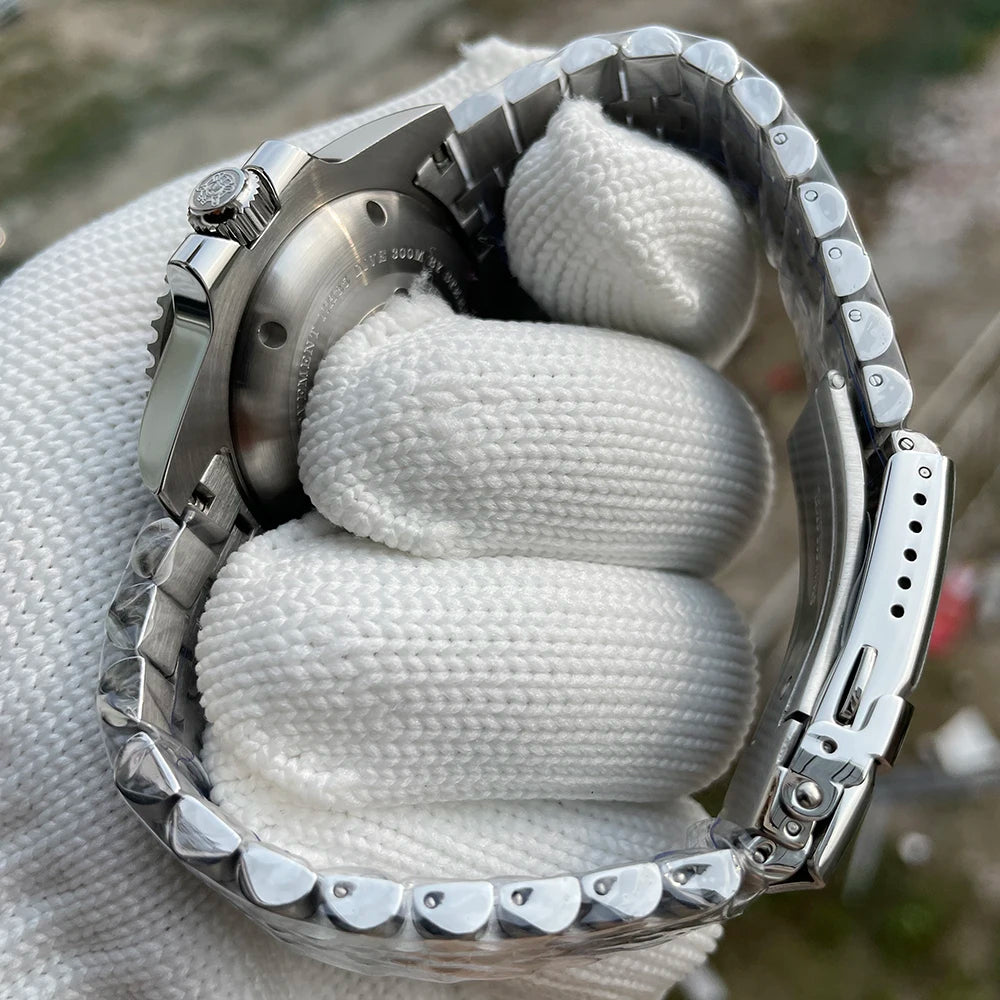 Waterproof 30Bar Mechanical Watch with Calendar