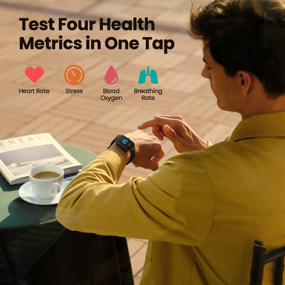 Amazfit GTS 4 Mini Graphite Black Health Smartwatch with Sports Tracking
