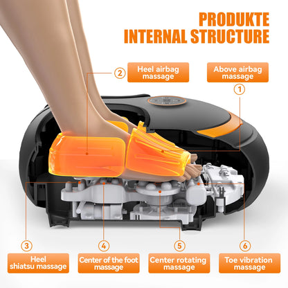 Electric Shiatsu Foot Massager with Heat and Kneading