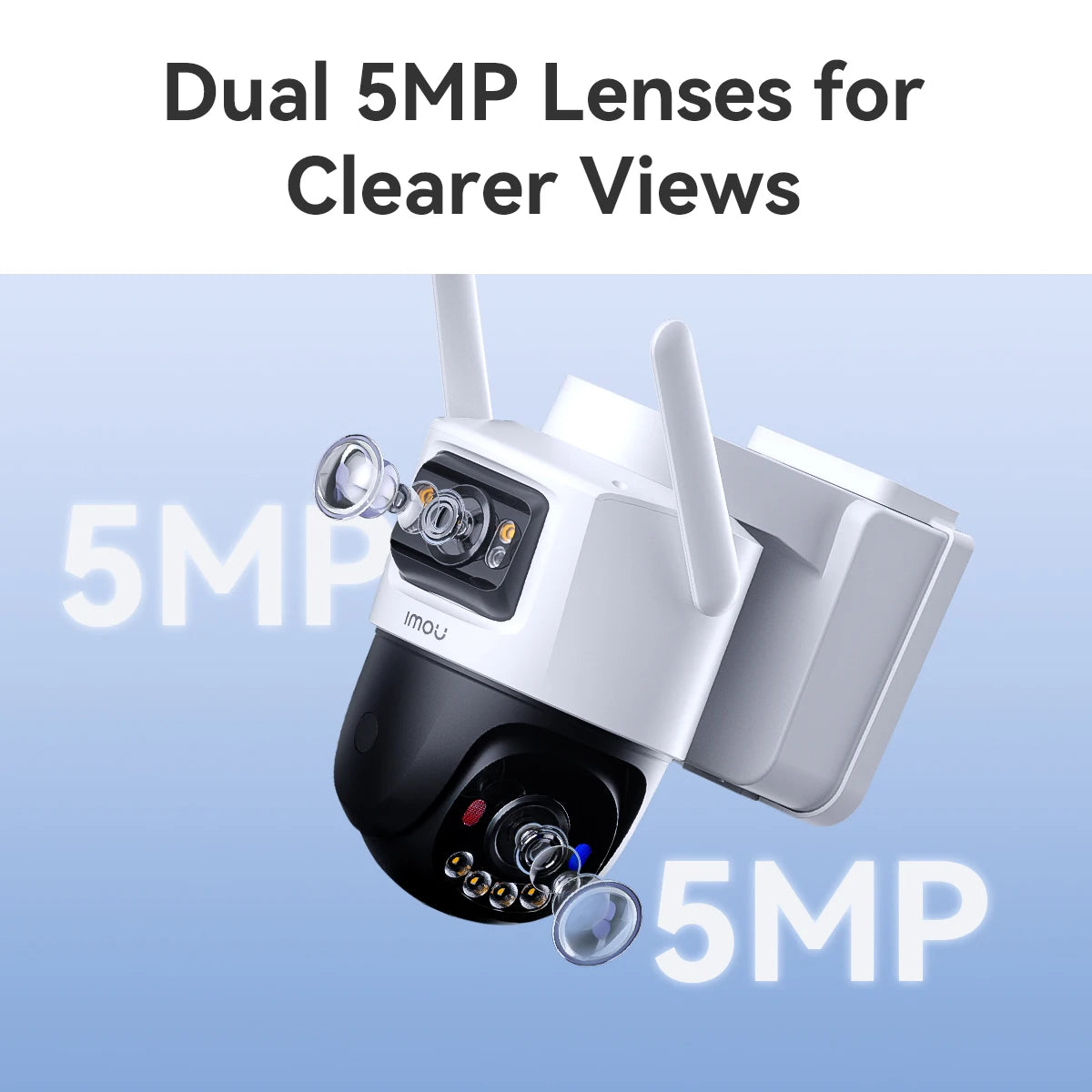 10MP 360° PTZ 4G Solar Security Camera 128GB