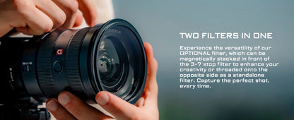Magnetic Hybrid Camera Lens Filter VND CPL 3 to 7 Stops