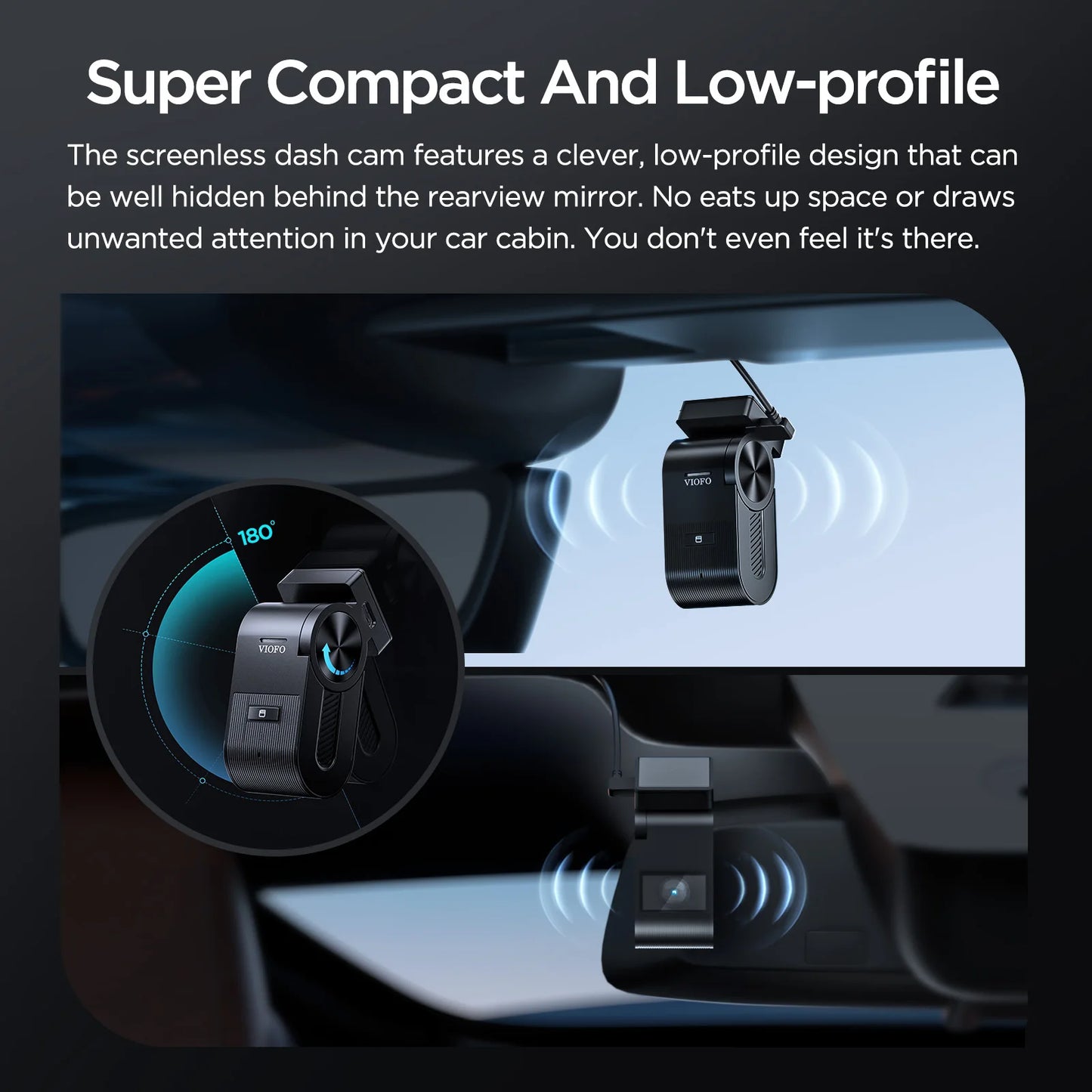 2K Car Dash Camera with Wi-Fi GPS 32GB