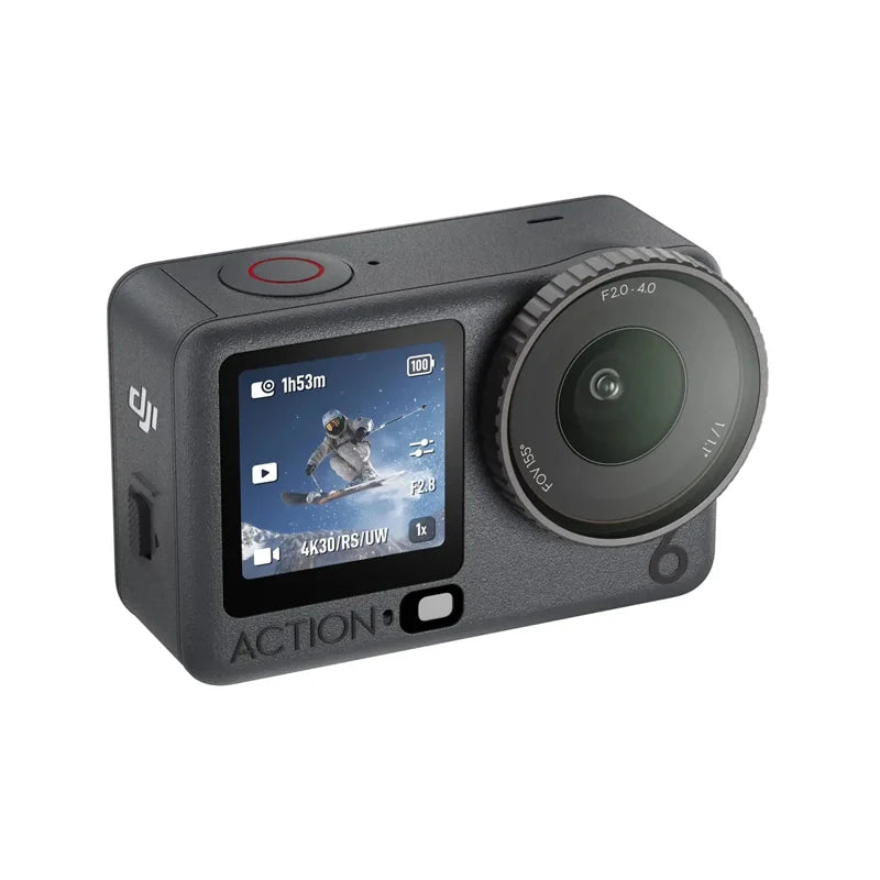 4K Action Camera 1/1.1-Inch Sensor Variable Aperture