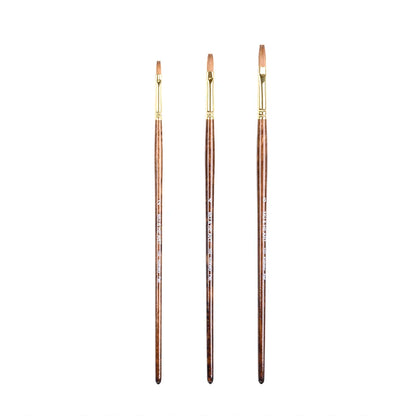 Kolinsky Hair Artist Paint Brush Set for Watercolor Acrylic Oil