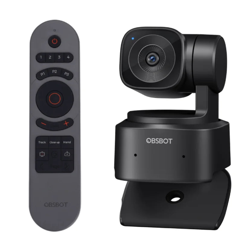 1080p AI Tracking PTZ Webcam with Remote