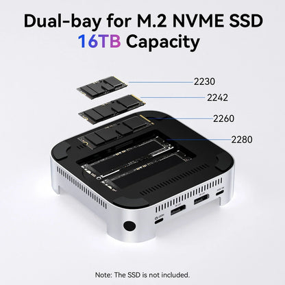 10Gbps USB-C Docking Station for Mac Mini M4 Pro