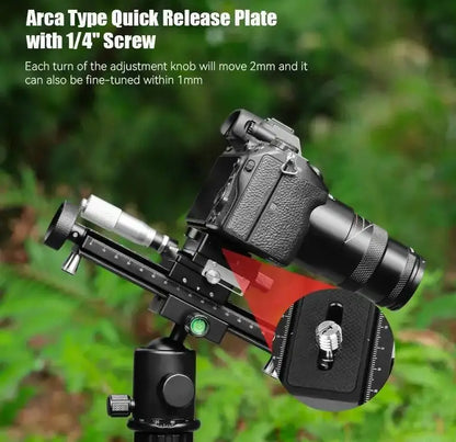 Adjustable Camera Rail Slider Desktop Macro Photography