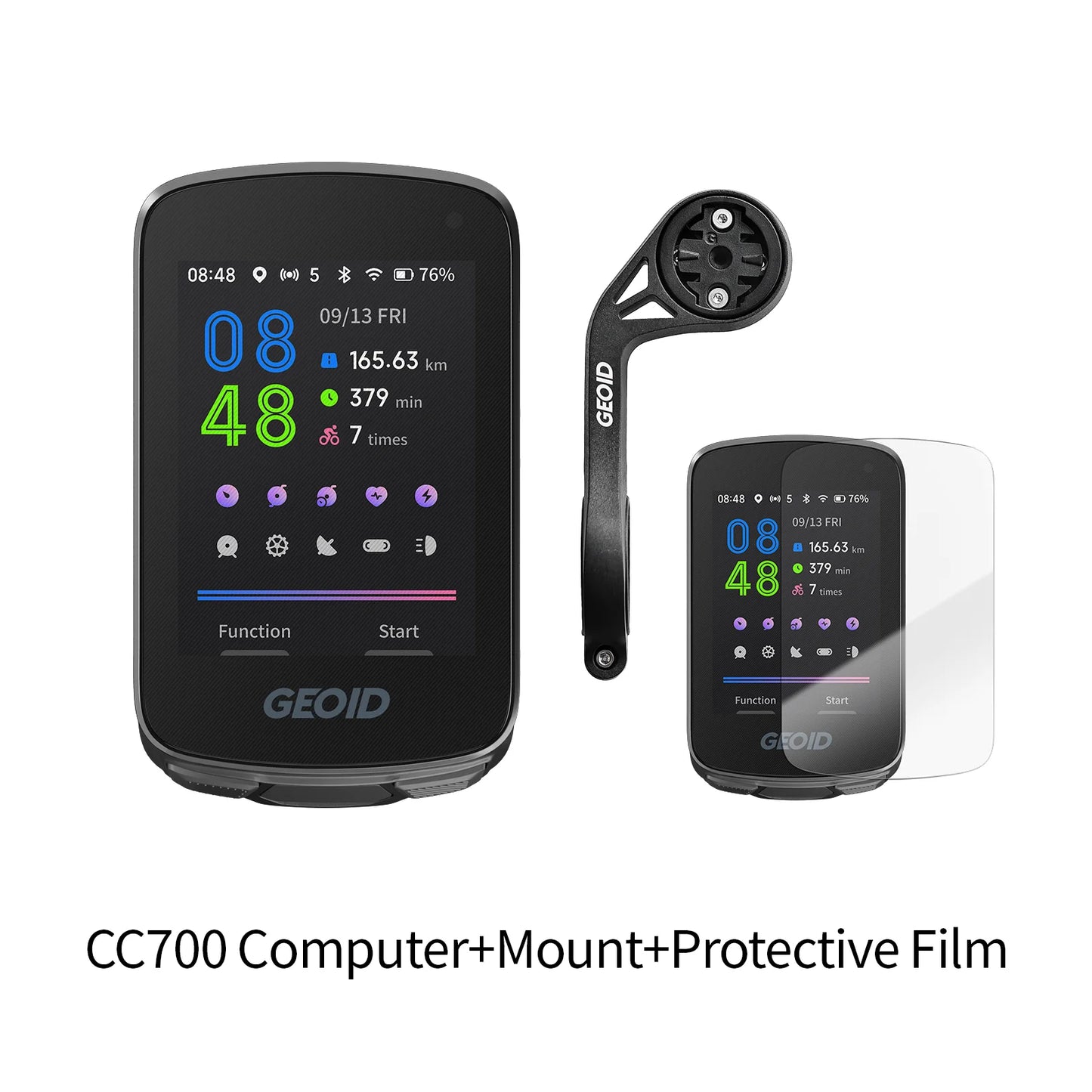 GPS Bike Computer with Mount 2.8 Inch Color Navigation