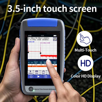 Smart OTDR Optical Fiber Tester with OPM VFL APC
