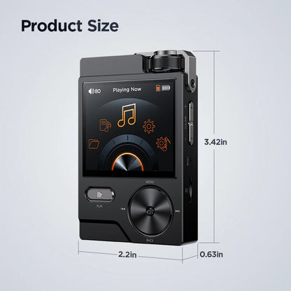 HiFi Portable Audio Player 128GB Lossless DSD Music