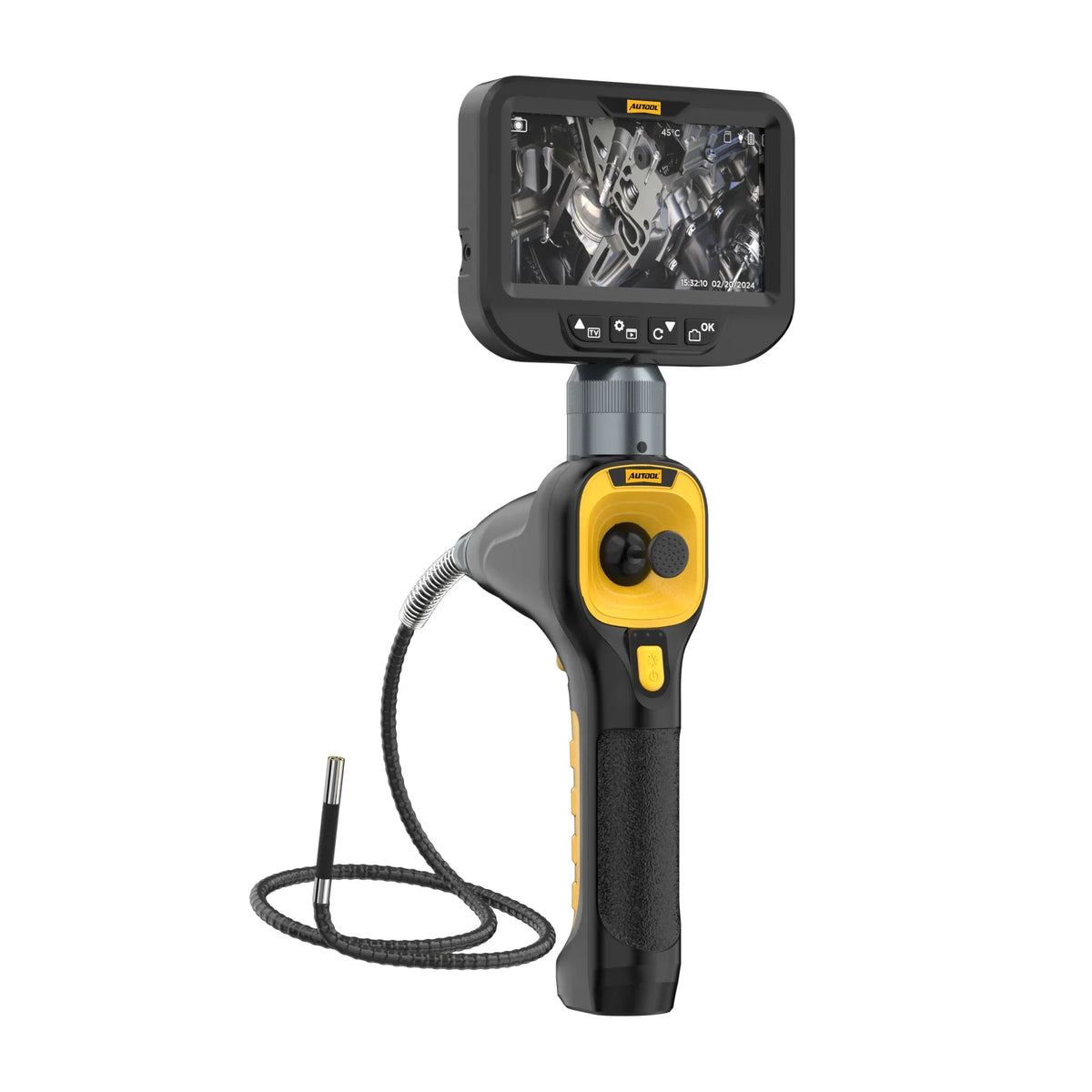 4-Way 360 Degree Articulating Automotive Endoscope 1080p HD