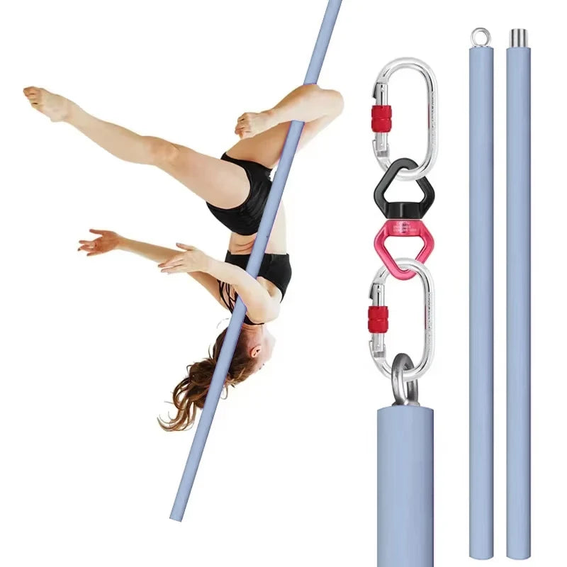 Pink Aerial Dance Pole 2m Portable