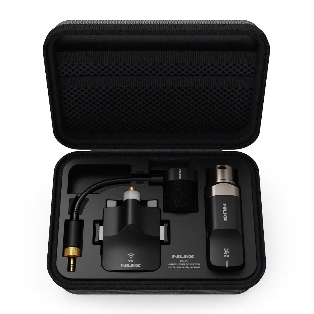 Wireless Clip-On Microphone 24-bit Audio with Flexible Clamp
