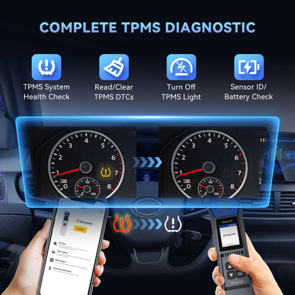 TPMS Sensor Activator & Programming Tool for Car Diagnostics