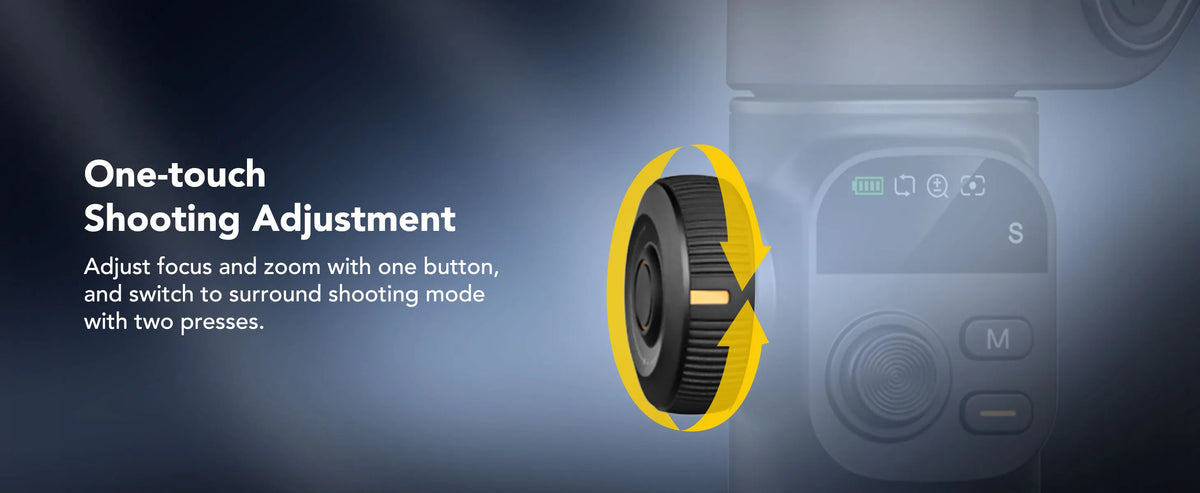 Smart AI Smartphone Gimbal with Built-In Extension Rod
