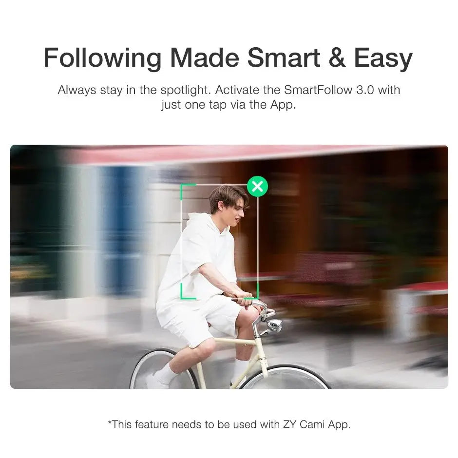 3 Axis Smartphone Gimbal Stabilizer with Built In Fill Light