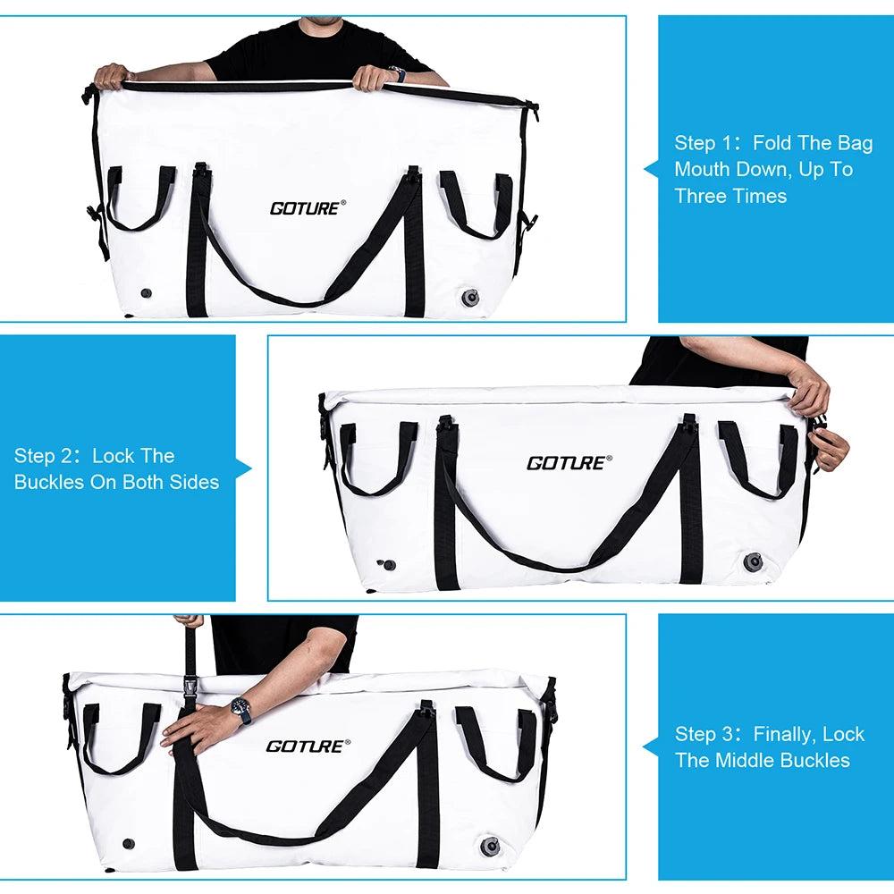 Portable Fishing Tackle Bag Small Waterproof Cooler