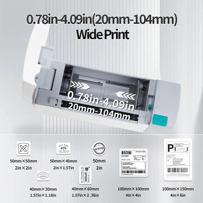 High-Speed Wireless Label Printer for Small Business Use