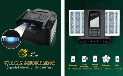 360° Rotating Automatic Card Shuffler and Dealer Machine